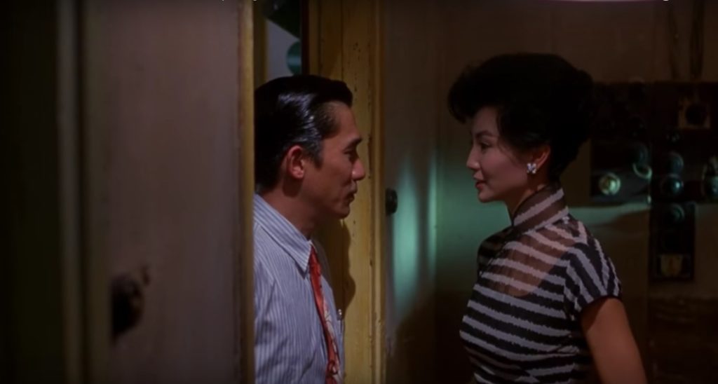 Obsessed with "In the Mood for Love"? The black and white chiffon qipao (cheongsam) from the complete list of 20 qipaos from the film. Click the link for more -