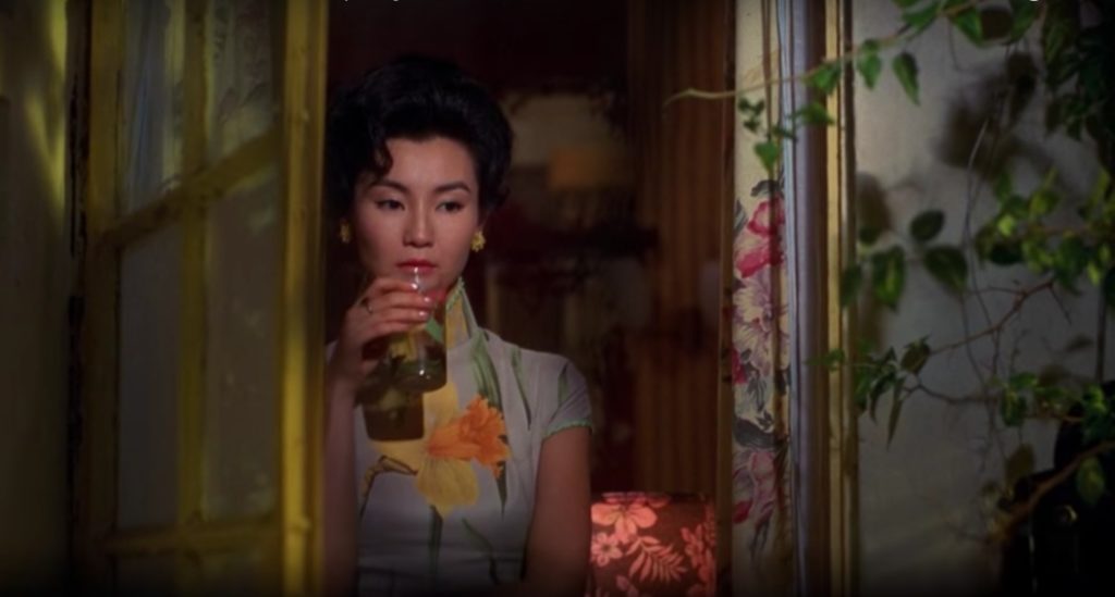 Obsessed with "In the Mood for Love"? The orange floral qipao (cheongsam) from the complete list of 20 qipaos from the film. Click the link for more -