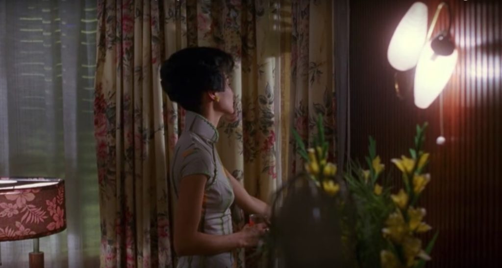 Obsessed with "In the Mood for Love"? The orange floral qipao (cheongsam) from the complete list of 20 qipaos from the film. Click the link for more -
