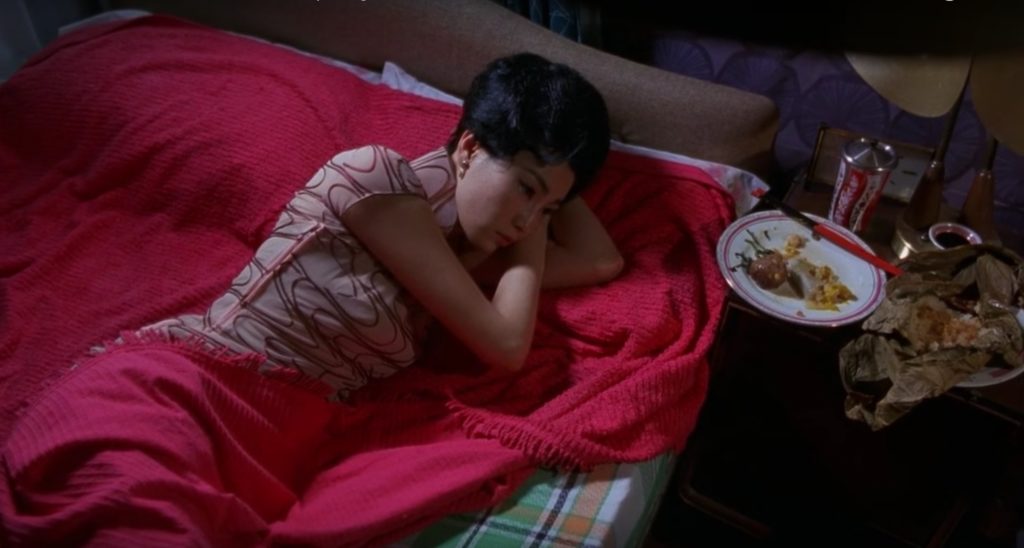 Obsessed with "In the Mood for Love"? The red geometric print qipao (cheongsam) from the complete list of 20 qipaos from the film. Click the link for more -