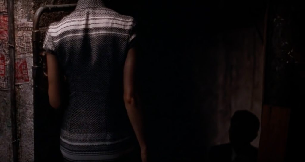 Obsessed with "In the Mood for Love"? The black and white horizontal stripe qipao (cheongsam) from the complete list of 20 qipaos from the film. Click the link for more -