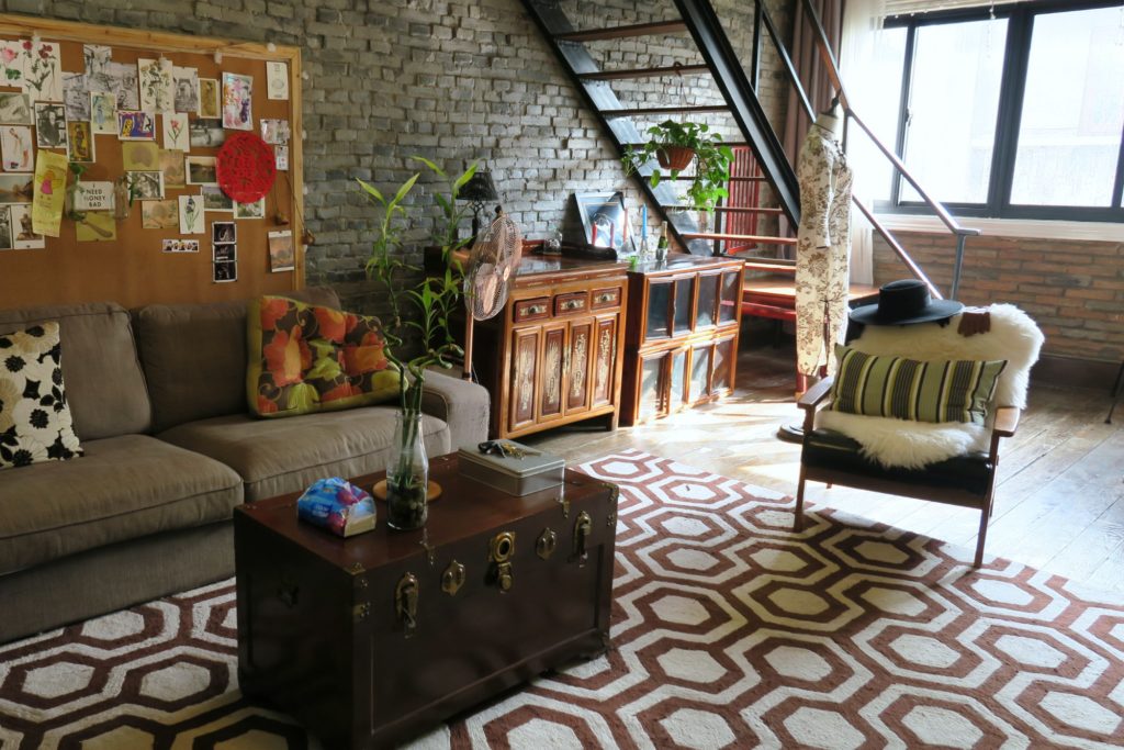 Living room of my old Shanghai lane house apartment - previous