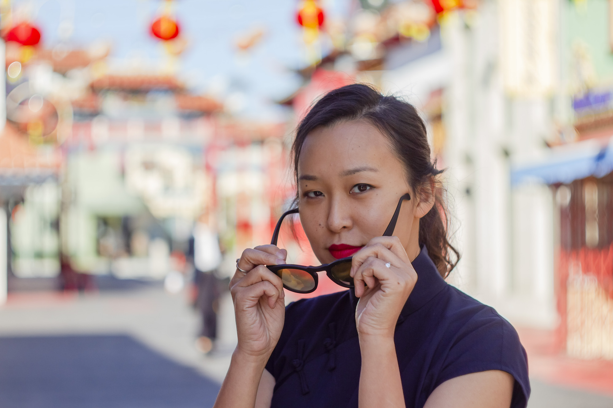 Chinese American Embracing Qipao Yulin Kuang The Pankou