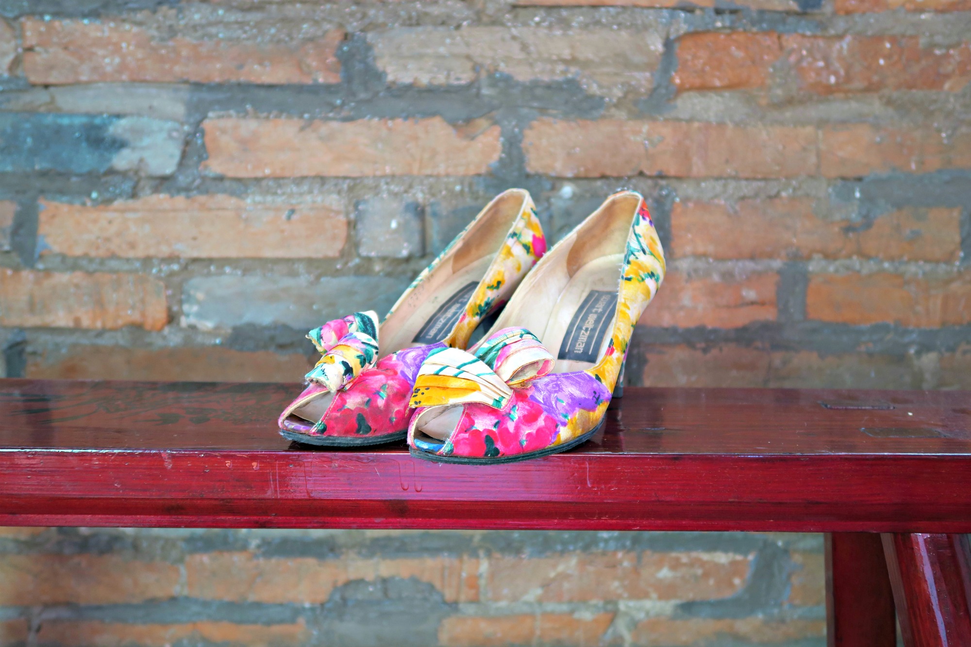 Treasure of the Week: Vintage Stuart Weitzman floral heels